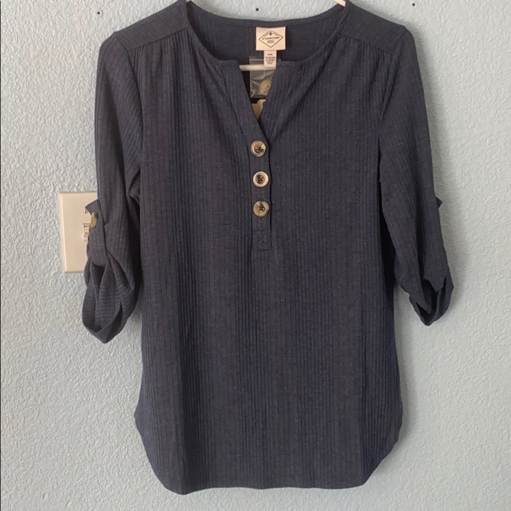 St. John's Bay Womens Henley Shirt